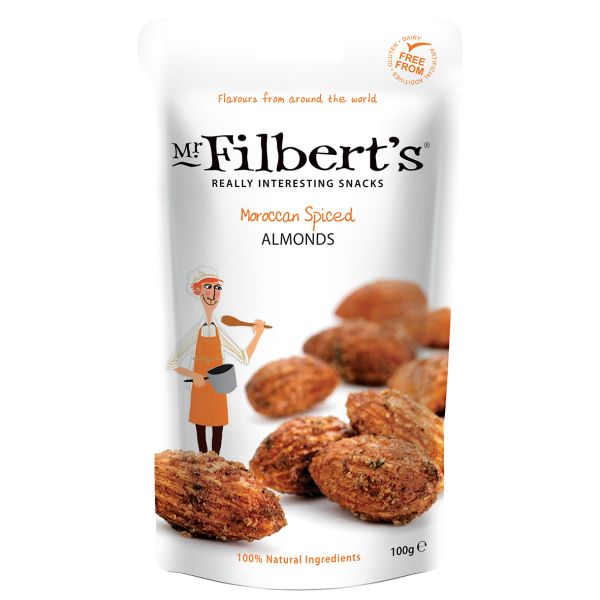 Mr. Filbert's Moroccan Spiced Almonds, 100g